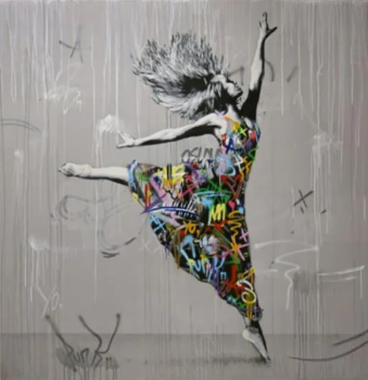 Art mural Graffiti Canvas