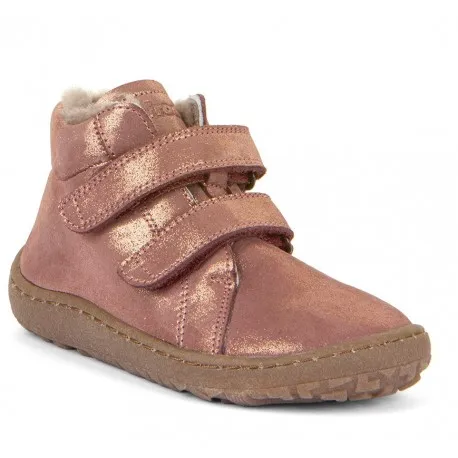 Barefoot Winter Furry Pink Gold