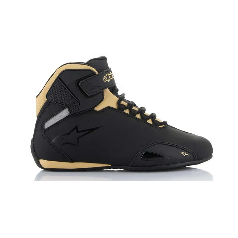 Baskets STELLA SEKTOR ALPINESTARS noir/champagne - MAXXESS.FR, Baskets moto