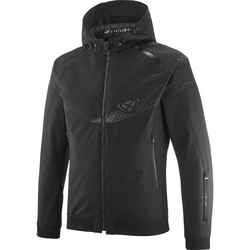 Blouson SECTION IXON noir - MAXXESS.FR, Blouson moto textile