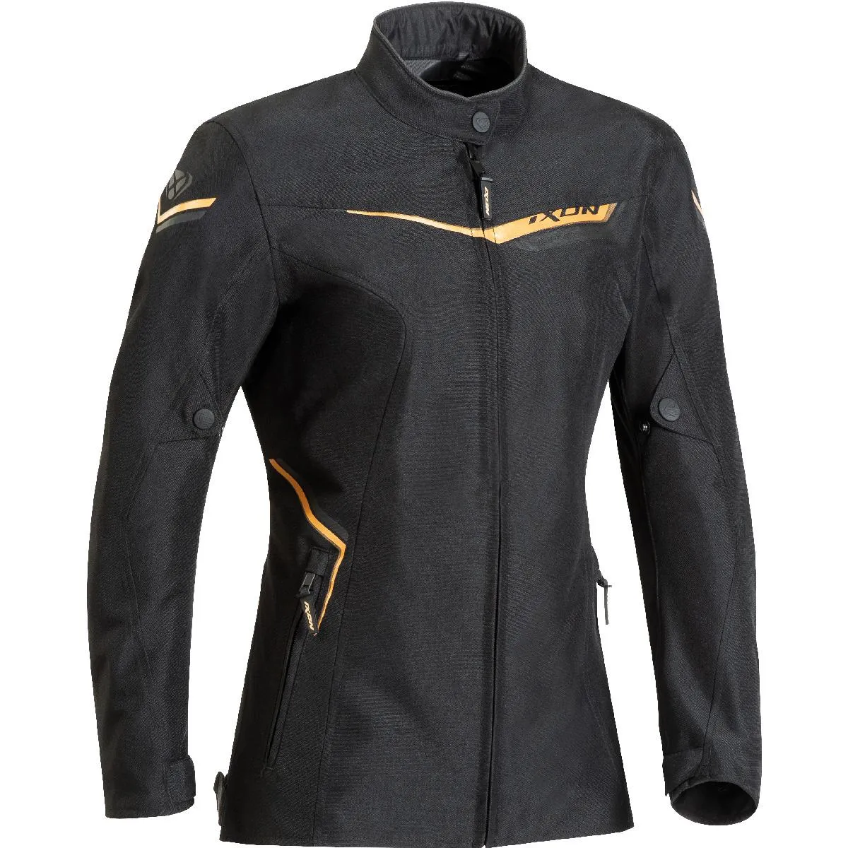 Blouson SLASH IXON Noir/Or - MAXXESS.FR, Blouson moto textile