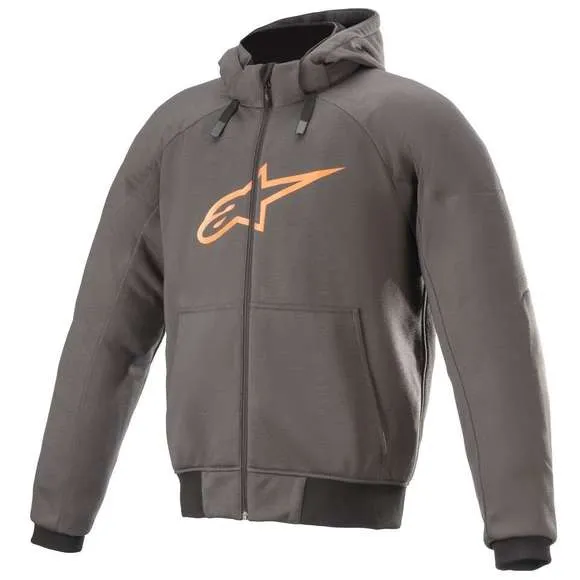 BLOUSON SWEAT ALPINESTARS CHROME SPORT GRIS ORANGE