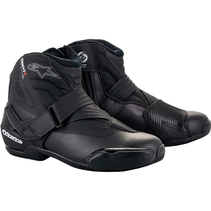 Bottes SMX-1 R V2 ALPINESTARS BLACK - MAXXESS.FR, Baskets moto