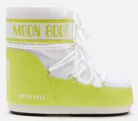 chaussures Tecnica Moon Boot Icon Low Nylon - Cyber Lime/White - women´s