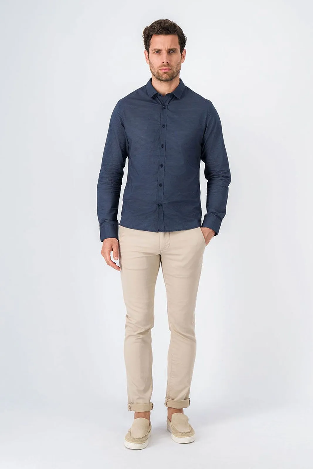 Chemise TEDDY SMITH CARTON Métal