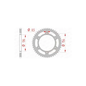 Couronne Acier AFAM 14206