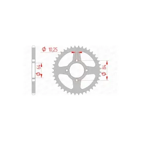 Couronne Acier AFAM 14310