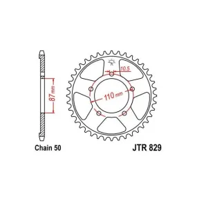 Couronne JT SPROCKETS acier standard 829 - 530