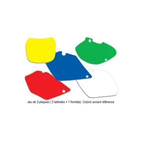 Fonds De Plaque Blackbird Husqvarna TE/FE Vert 1082124004 - Kit deco