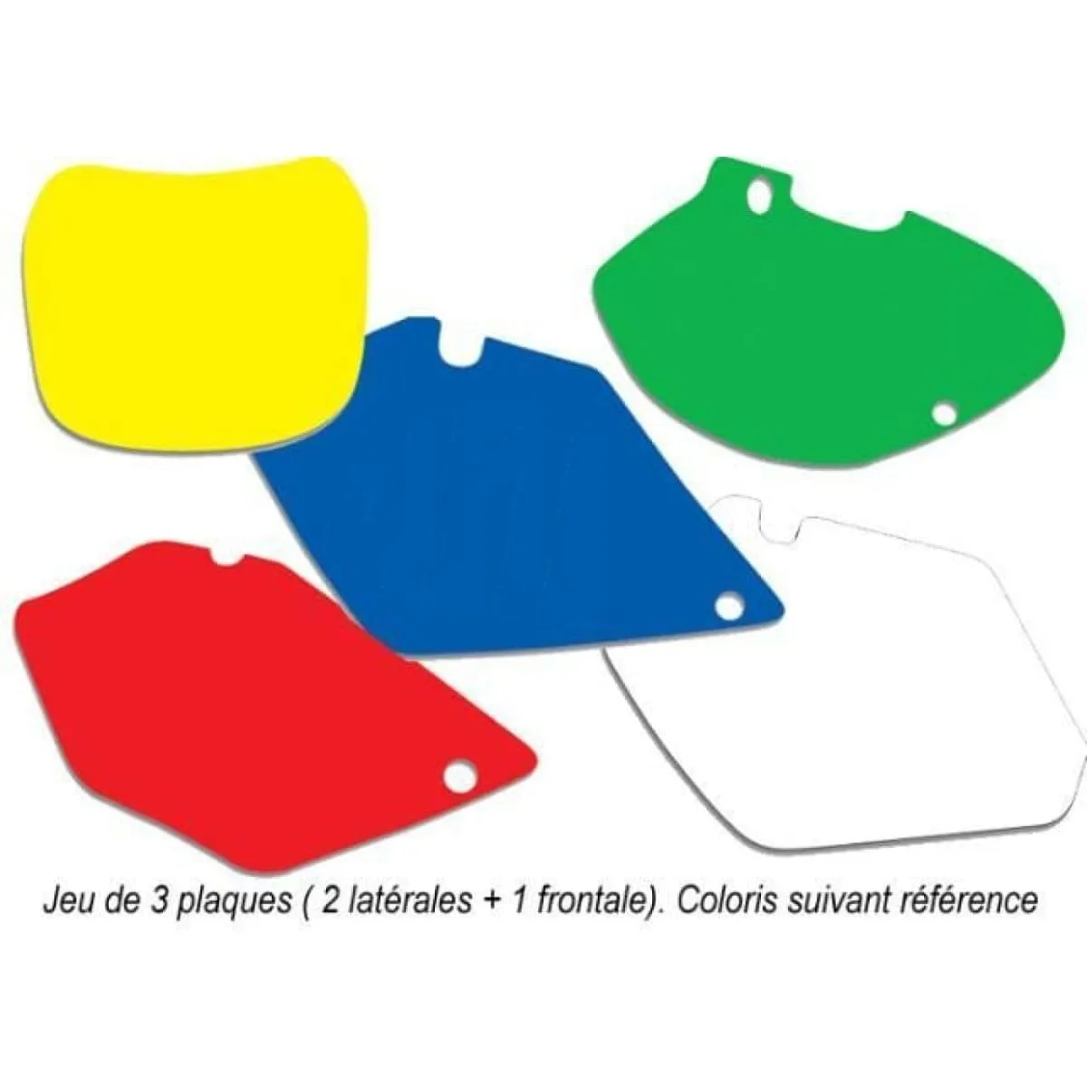 Fonds De Plaque Blackbird KTM EXC Jaune 1082080001 - Kit deco