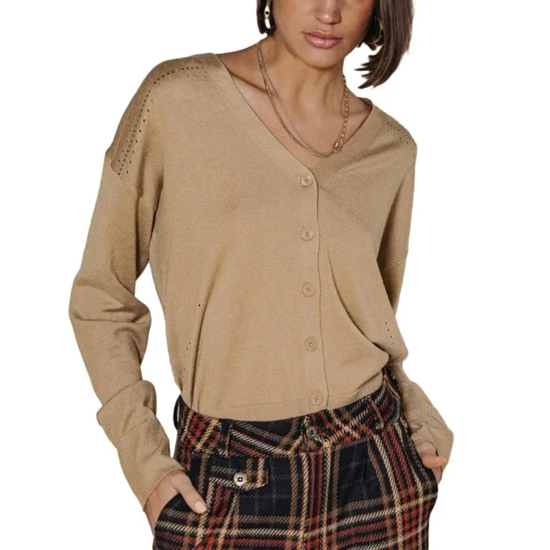 FREEMAN T.PORTER Gelly Icon /beige FREEMAN-T-PORTER 2024-2025 Sportswear Femme Pull/ Gilet