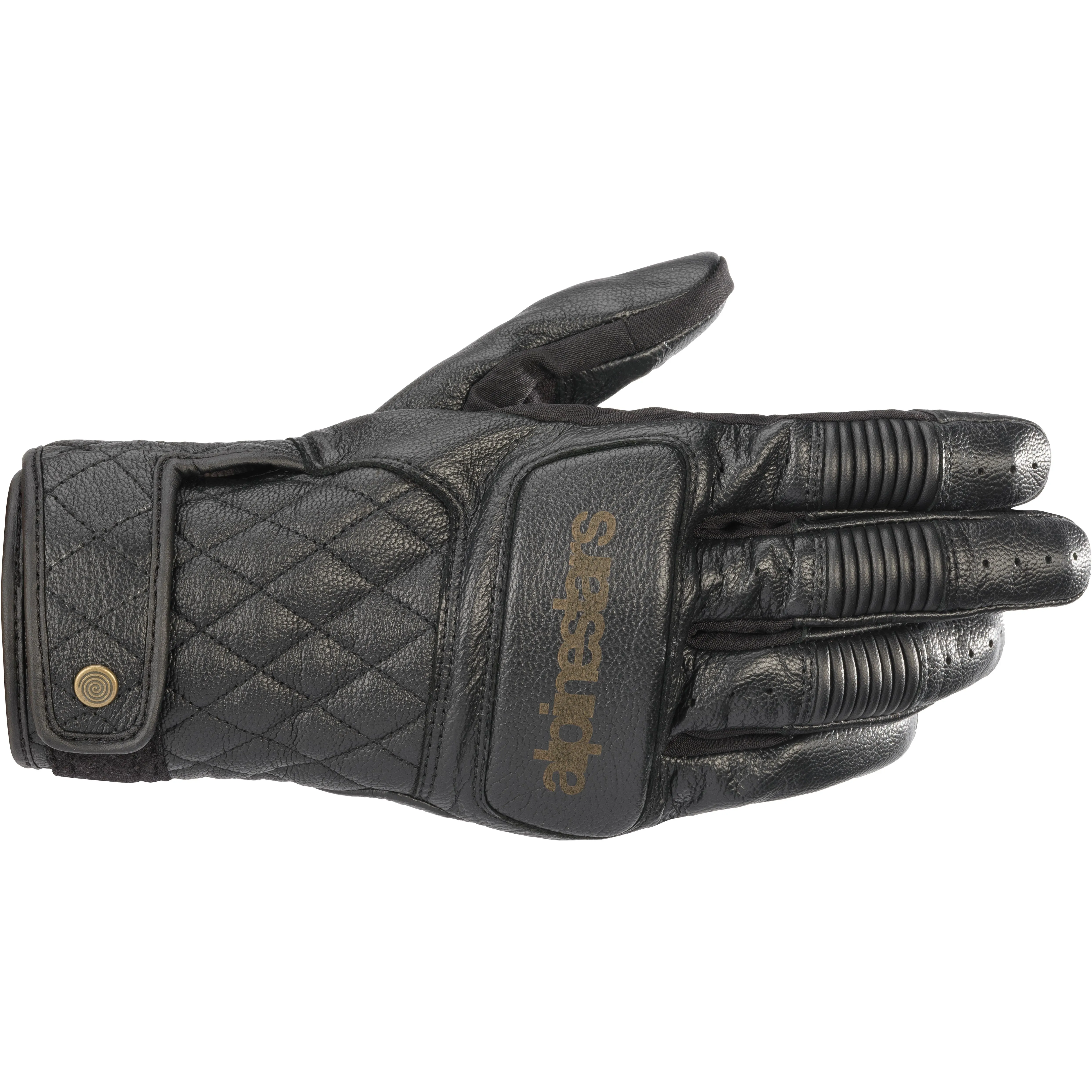 Gants BRASS ALPINESTARS Noir - MAXXESS.FR, Gants moto été