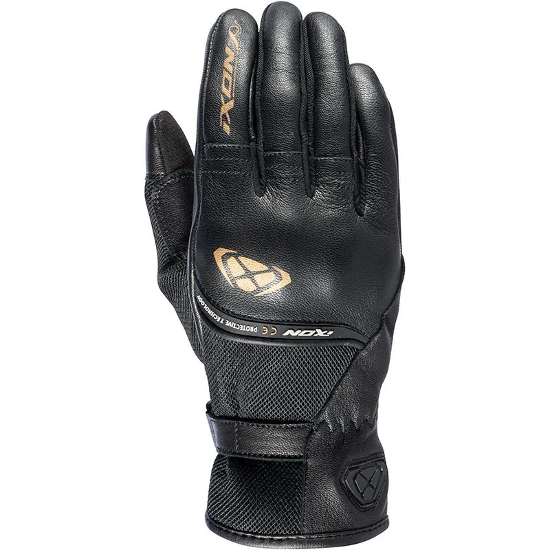 Gants RS SHINE 2 IXON noir/or - MAXXESS.FR, Gants moto été