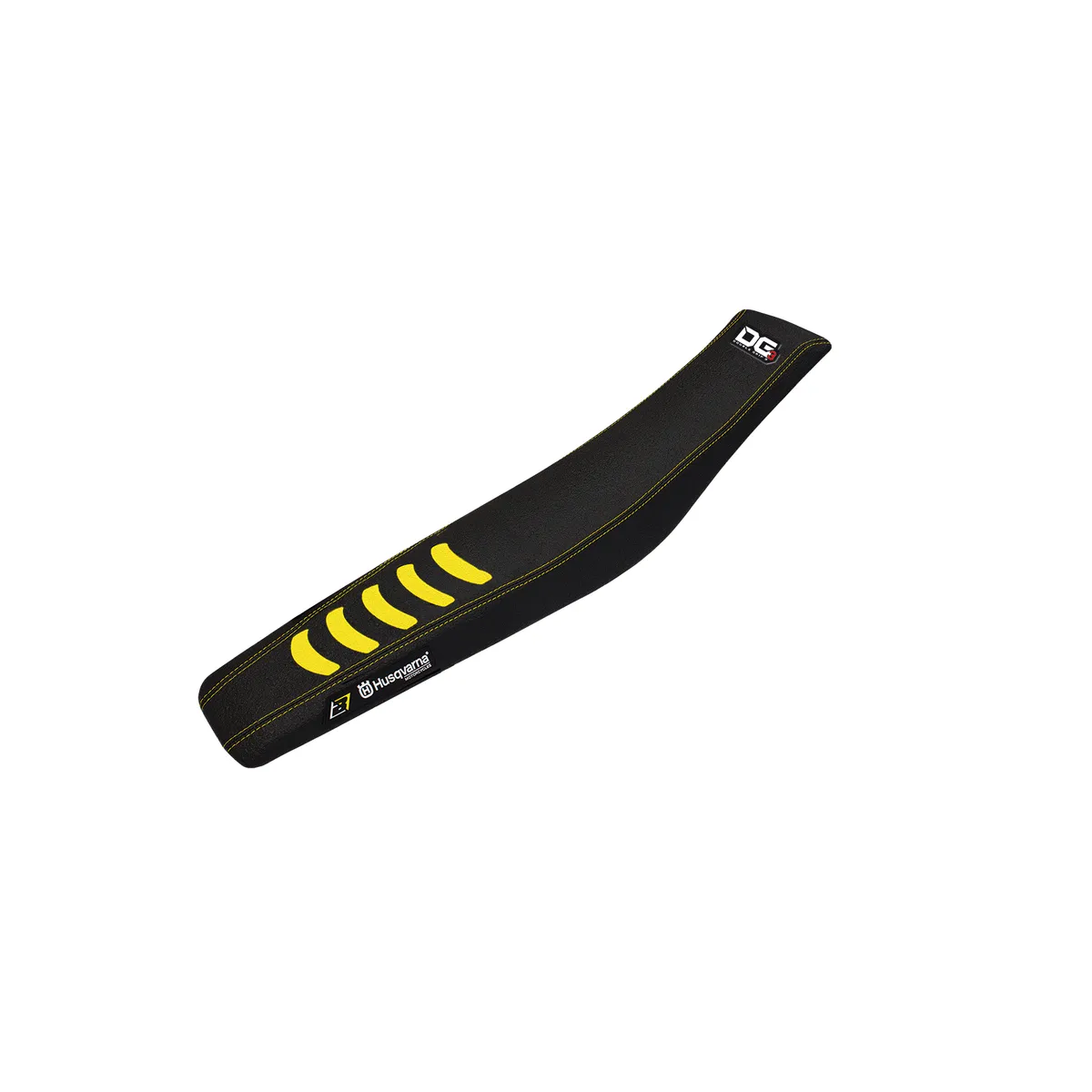 Housse de selle Blackbird Double grip 3 Husqvarna TE-TC250/450/510 02-04 NOIR JAUNE