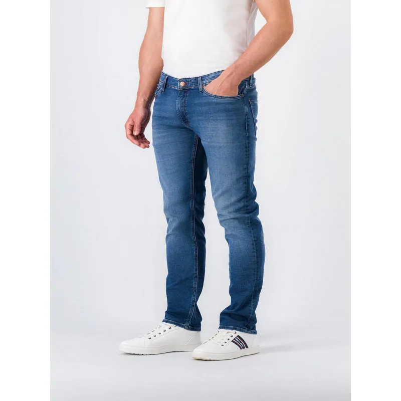 Jean droit reeple rock bleu homme - Teddy Smith | wimod