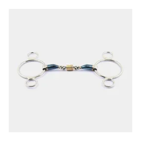 JUMPIN - Mors Blue Steel Pessoa avec anneaux en cuivre