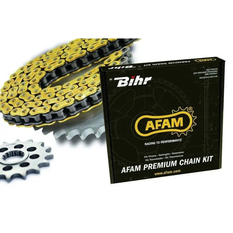 Kit chaîne AFAM 520XRR3 14/47 renforcé - piecemotoquad