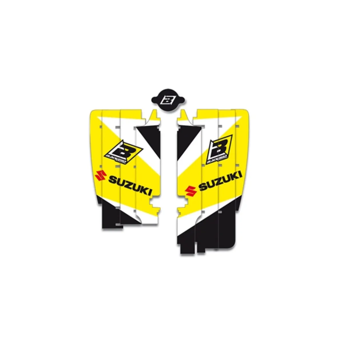 Kit déco de grilles de radiateur BLACKBIRD SUZUKI RM-Z450 08-17