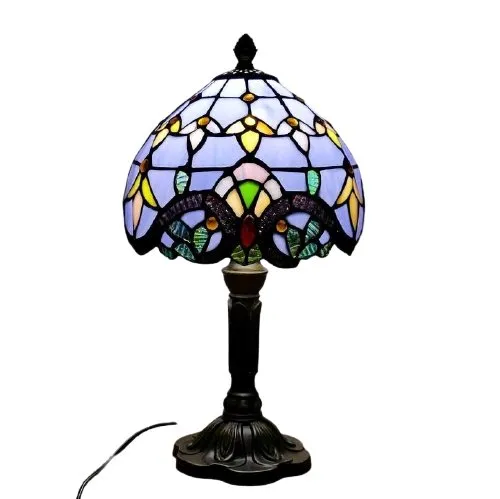 Lampe Vintage Art Déco Violette