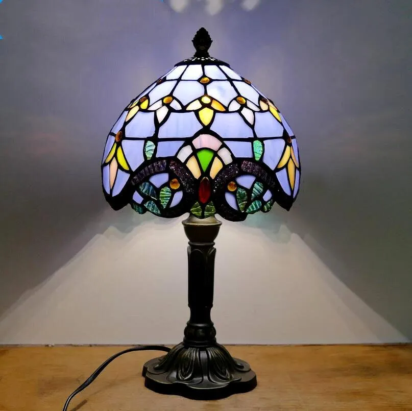 Lampe Vintage Art Déco Violette
