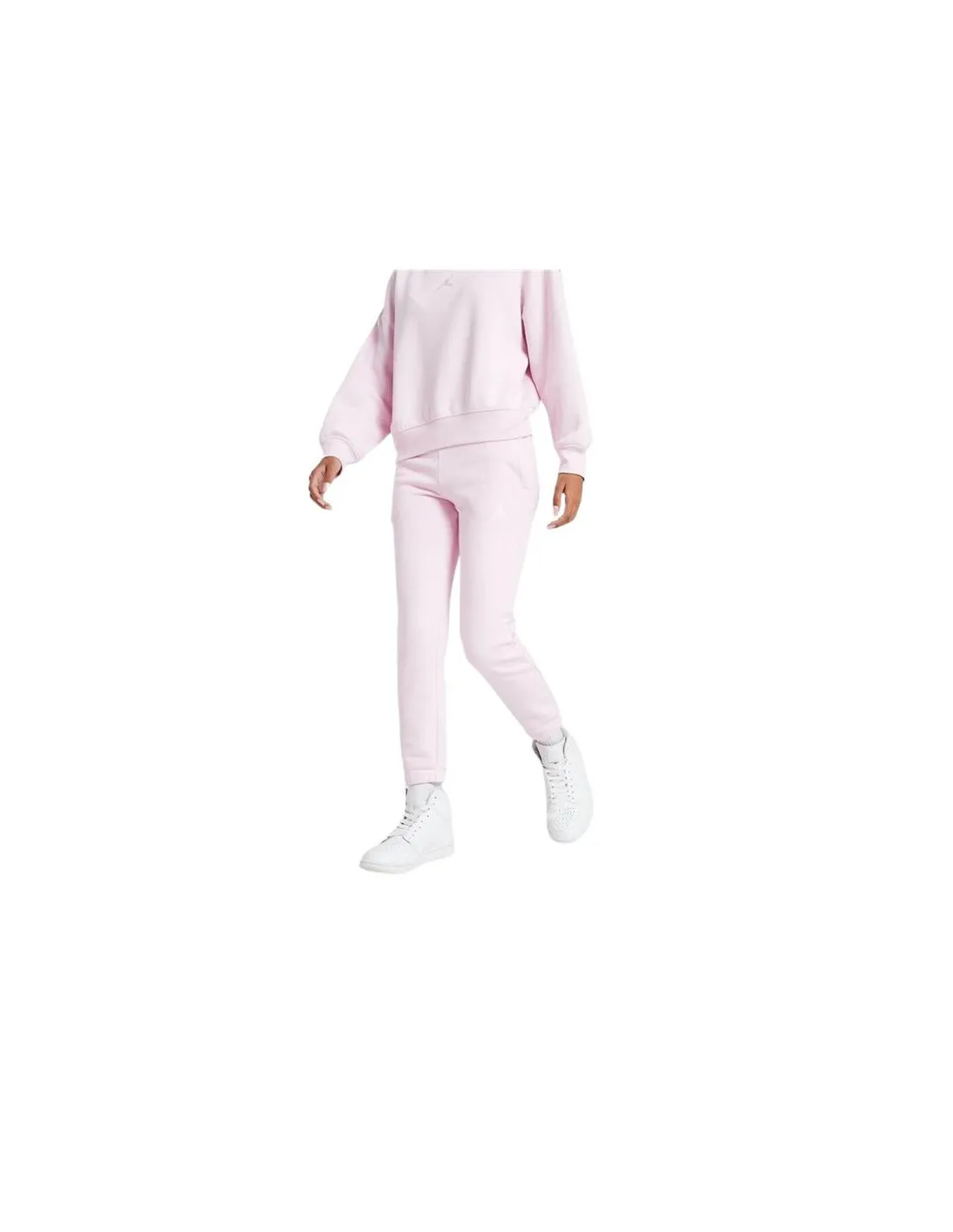 Pantalon Jordan Icon Play Fleece Fille Rose