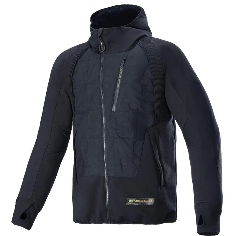 Pantalon MO.ST.EQ HYBRID HOODED ALPINESTARS noir - MAXXESS.FR, Blouson moto textile