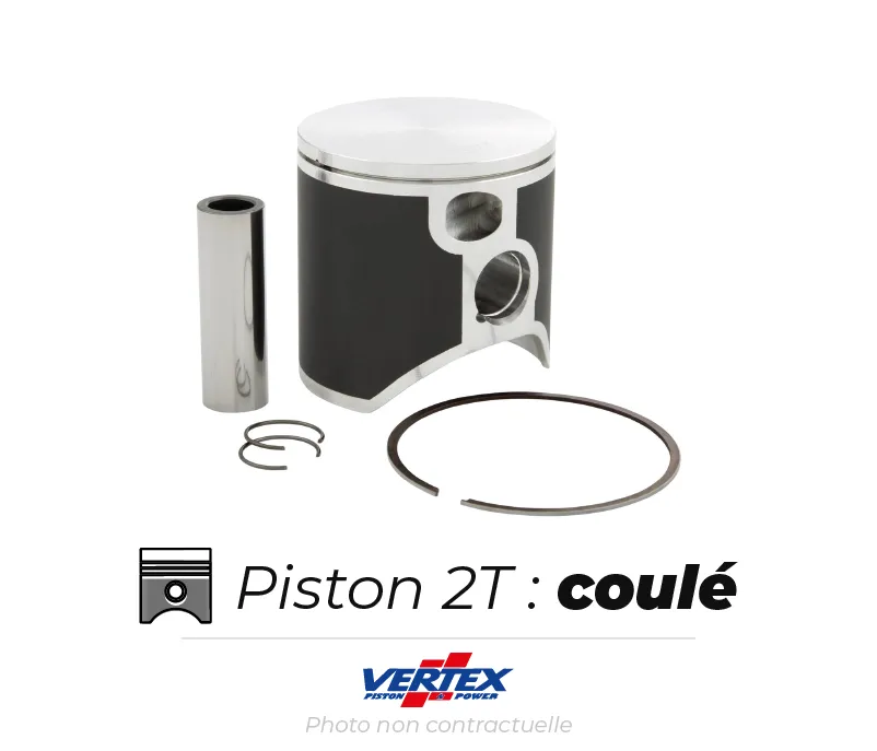 Piston Vertex coulé kx250 1992-01 66.35mm