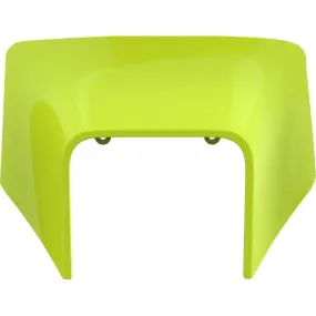 Plaque phare POLISPORT jaune fluo Husqvarna - piecemotoquad