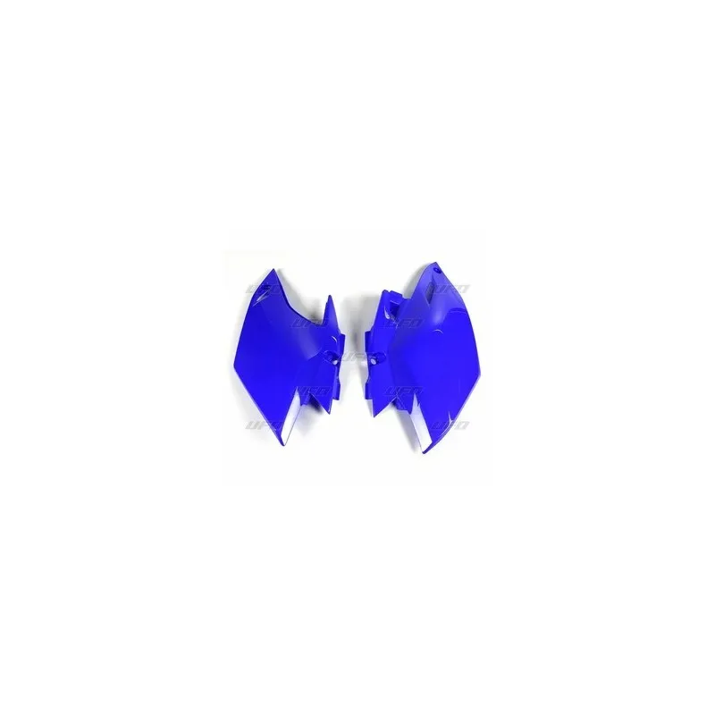 Plaques latérales UFO Bleu Reflex Yamaha WR450F - piecemotoquad