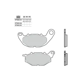 PLAQUETTES BREMBO 07YA52SA