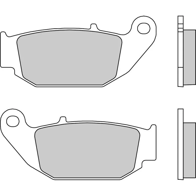 Plaquettes de frein BREMBO Off-Road métal fritté - 07HO61SD - piecemotoquad