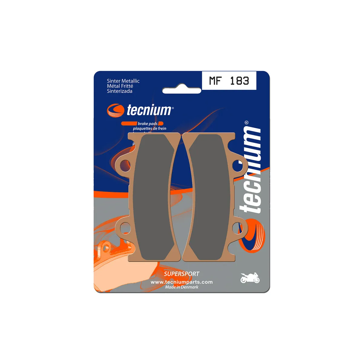 Plaquettes de frein Tecnium 183