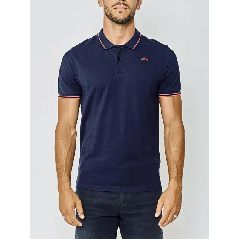 Polo moro col blanc bleu marine homme - Teddy Smith | wimod