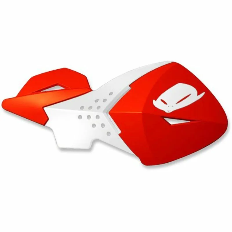Protège-mains UFO Escalade rouge/blanc - piecemotoquad