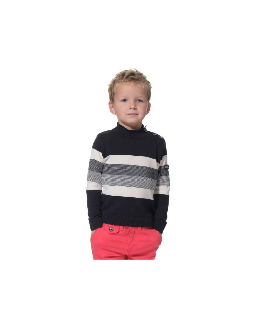 Pull garçon en fil écologique PATRONUS
