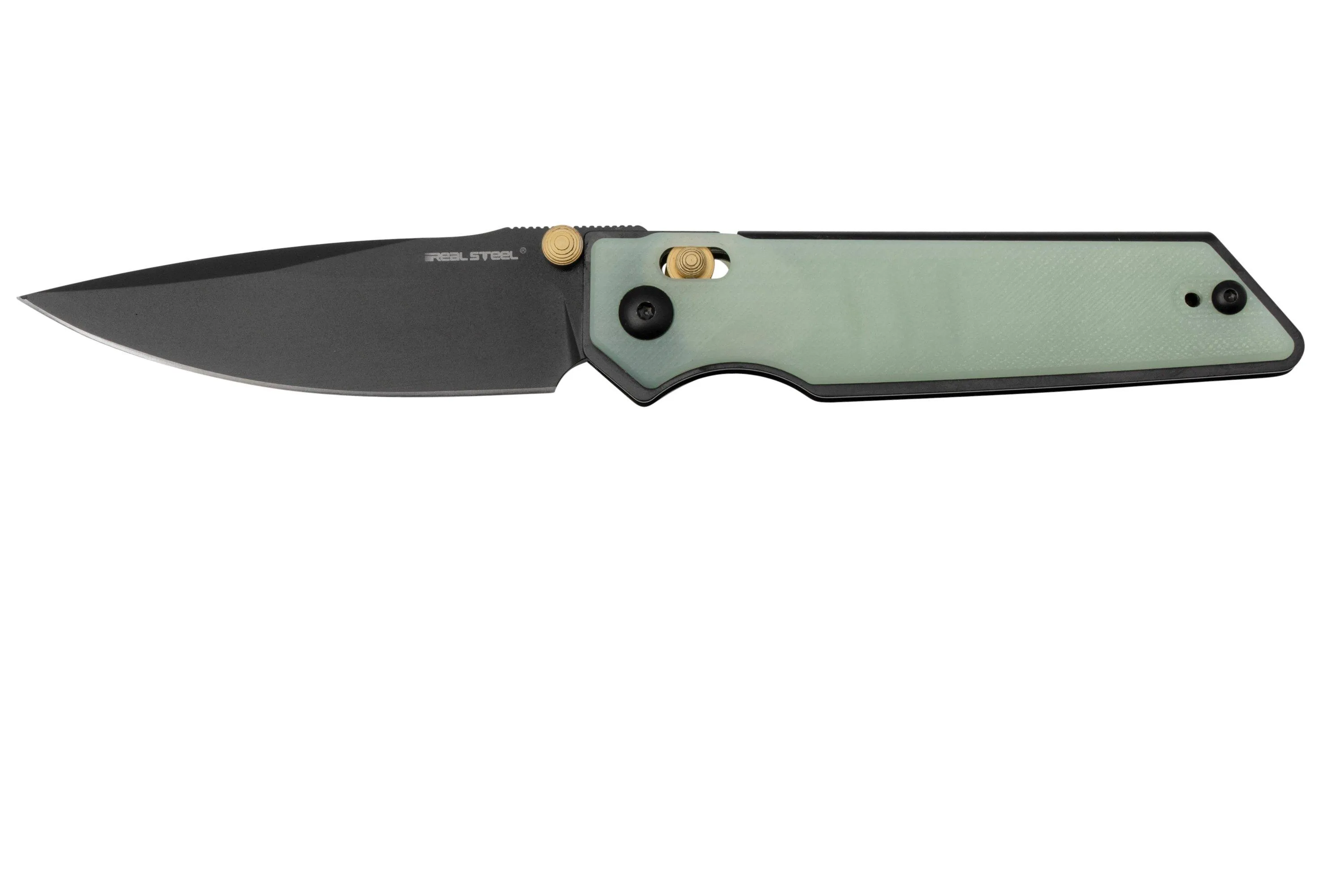  Real Steel Sacra, 7711NB Natural G10, K110 Black, couteau de poche