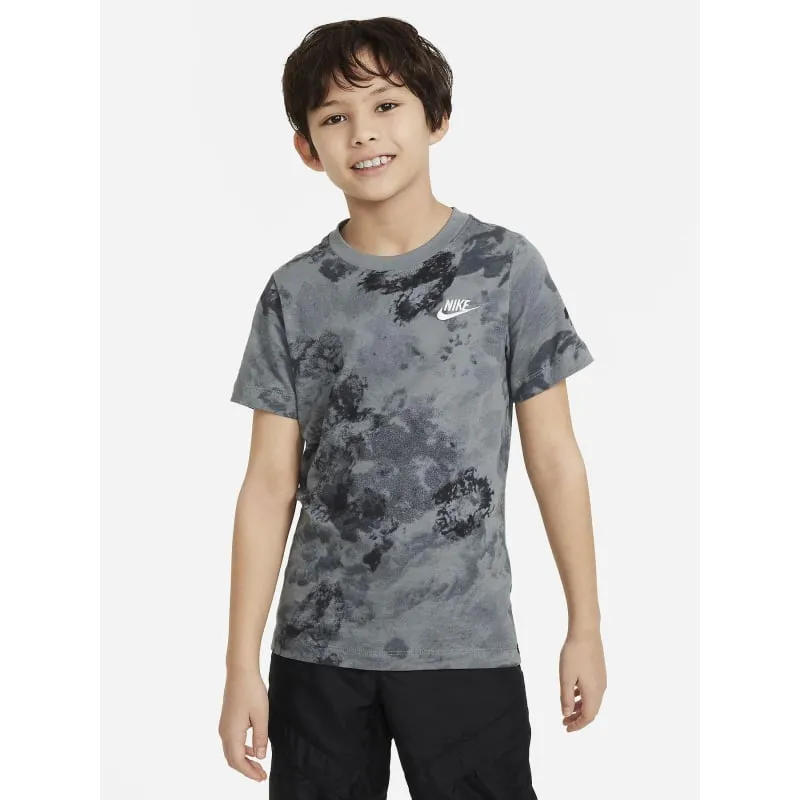 T-shirt logo icon noir et rose fille - Guess | wimod