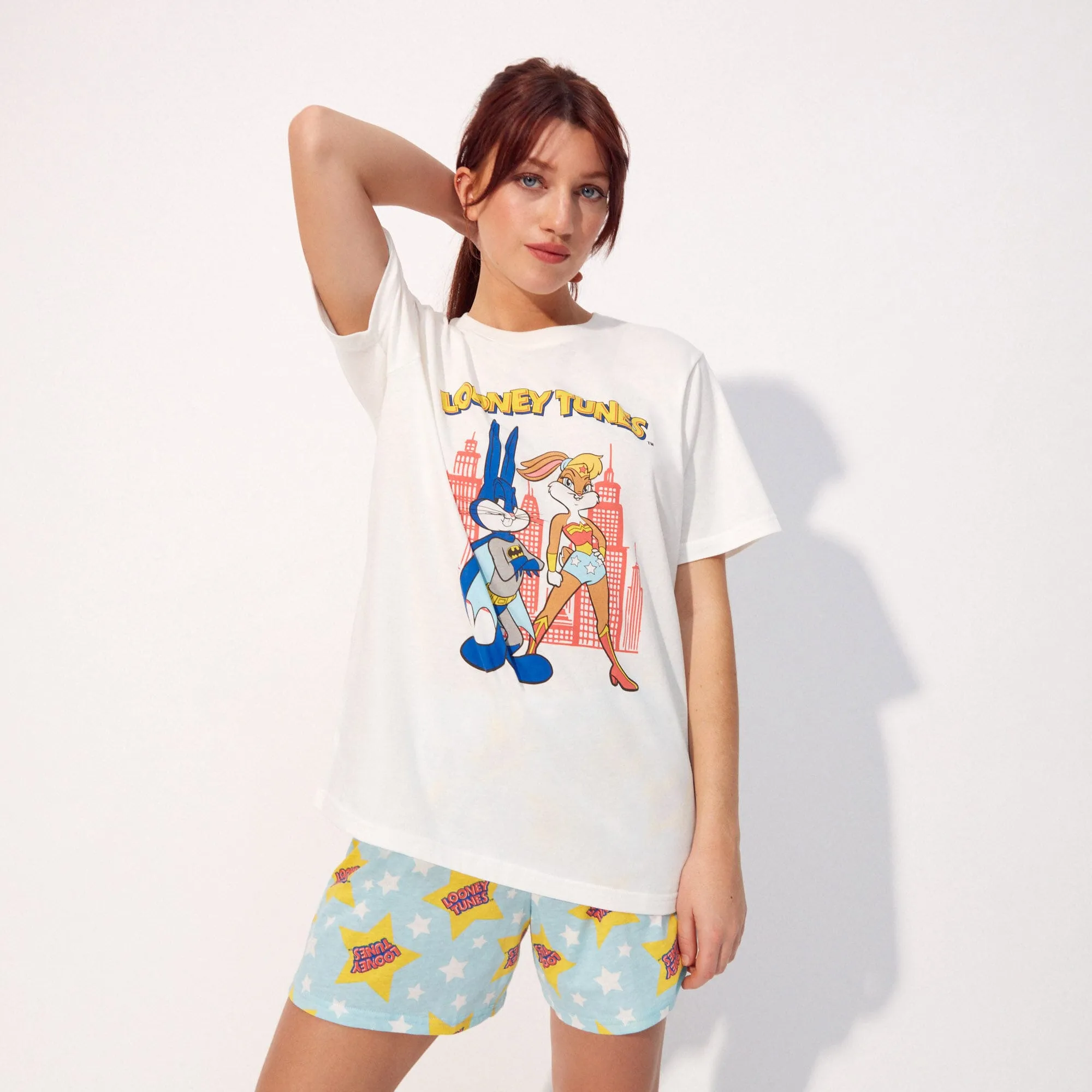t-shirt manches courtes imprimé Bugs-bunny---