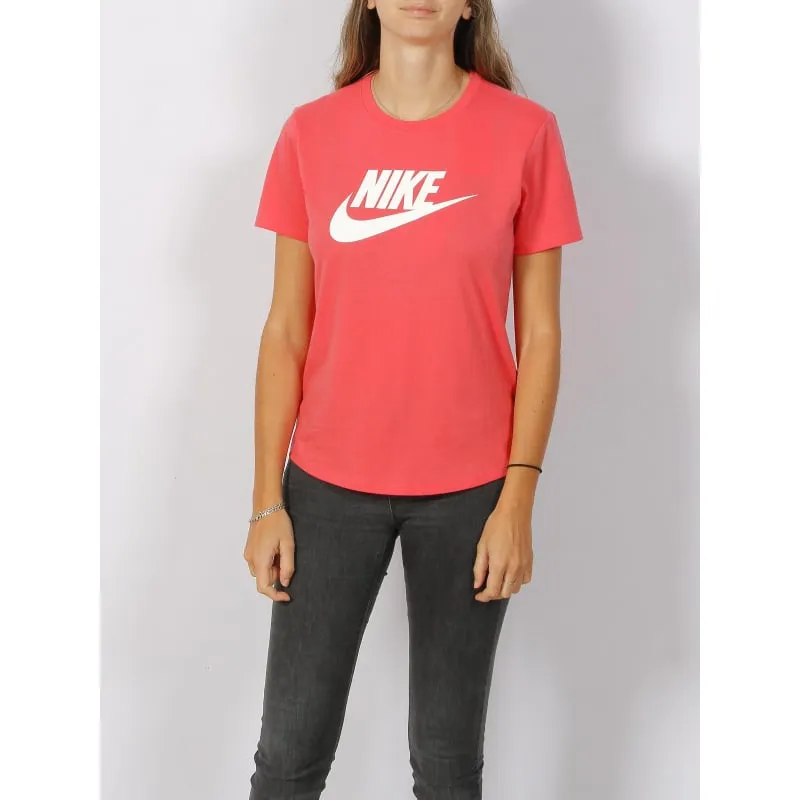 T-shirt sportswear essential icon futura corail femme - Nike | wimod