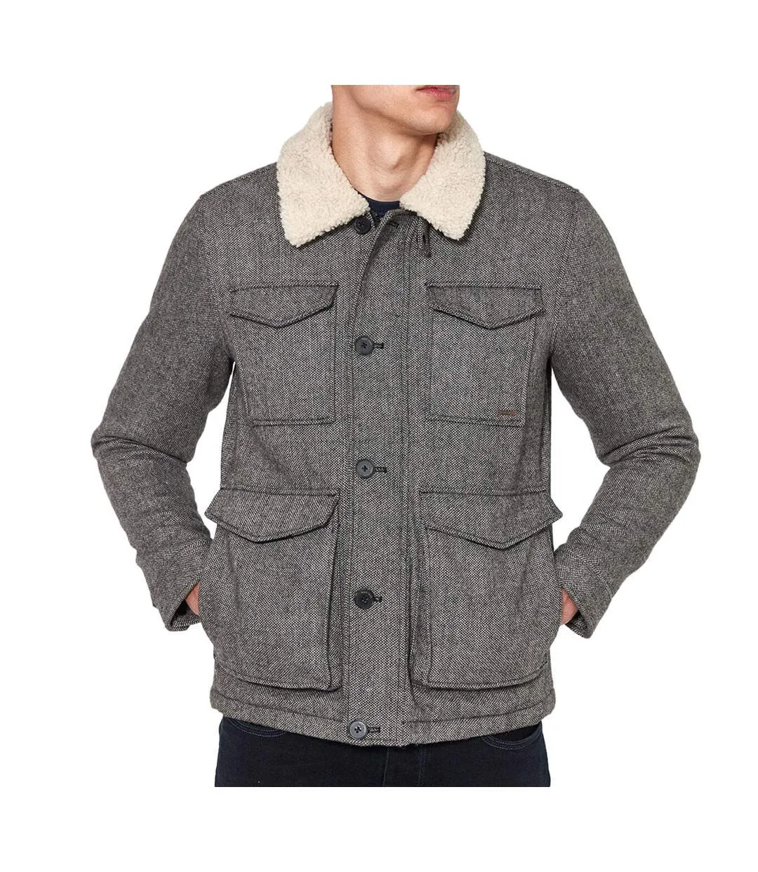 Veste Gris Homme Teddy Smith Geraud